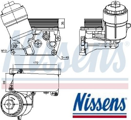 Nissens 91310 ölkühler - nissens, für