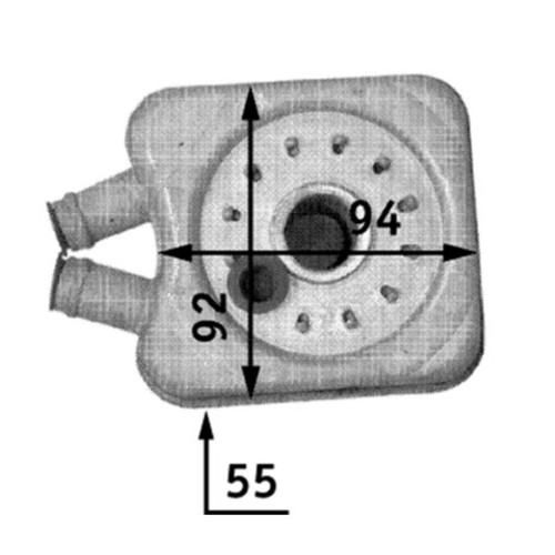 ölkühler mahle clc - 45, 000s